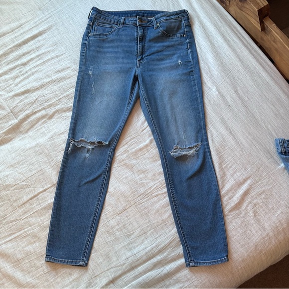 H&M Classic Blue Denim Jeans Jeggings - Picture 5 of 10